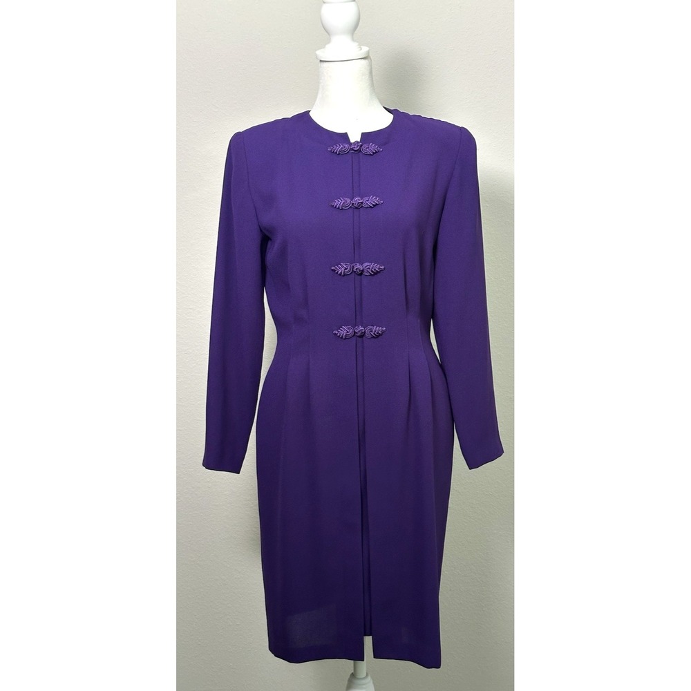 Women's Debra Michaels Petite Purple Dress Size (4)‎